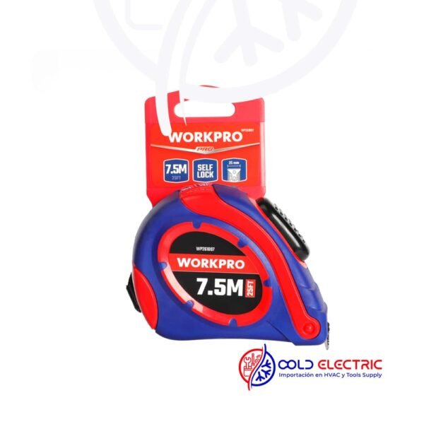 Cinta Métrica Autobloqueada 7.5m. WORKPRO