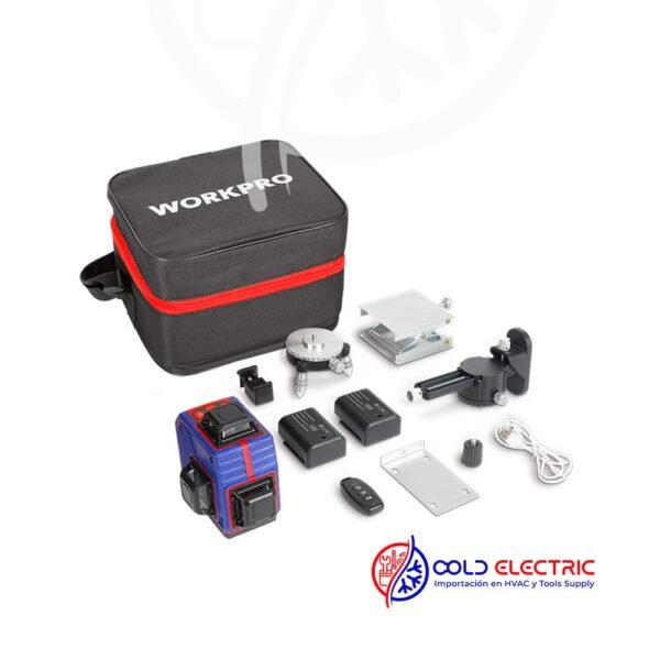 Nivel Láser de Línea Cruzada Autonivelante WORKPRO - Imagen 3